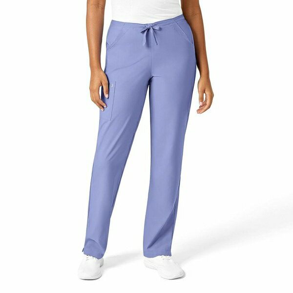 ウィンク レディース カジュアルパンツ ボトムス Plus Size W123 Drawstring Scrub Pant Ceil blue