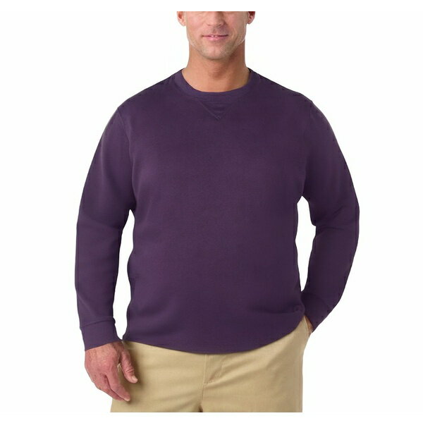 キングサイズ メンズ パーカー・スウェットシャツ アウター Men's Fleece Crewneck Sweatshirt Blackbe..