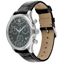 モバド モバド レディース 腕時計 アクセサリー Men's Heritage Circa Swiss Quartz Chronograph Black Genuine Leather Strap Watch 43mm Black