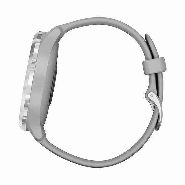 楽天astyガーミン レディース 腕時計 アクセサリー Unisex vvomove 3 Style Gray Silicone Strap Hybrid Touchscreen Smart Watch 44mm Powder Gray