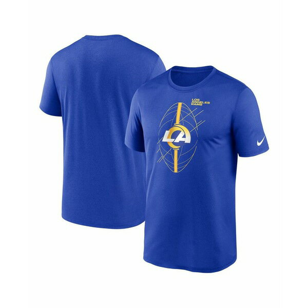 ナイキ レディース Tシャツ トップス Men's Royal Los Angeles Rams Legend Icon Performance T-shirt Royal