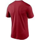 ナイキ レディース Tシャツ トップス Men's Big and Tall Cardinal Arizona Cardinals Logo Essential Legend Performance T-Shirt Cardinal