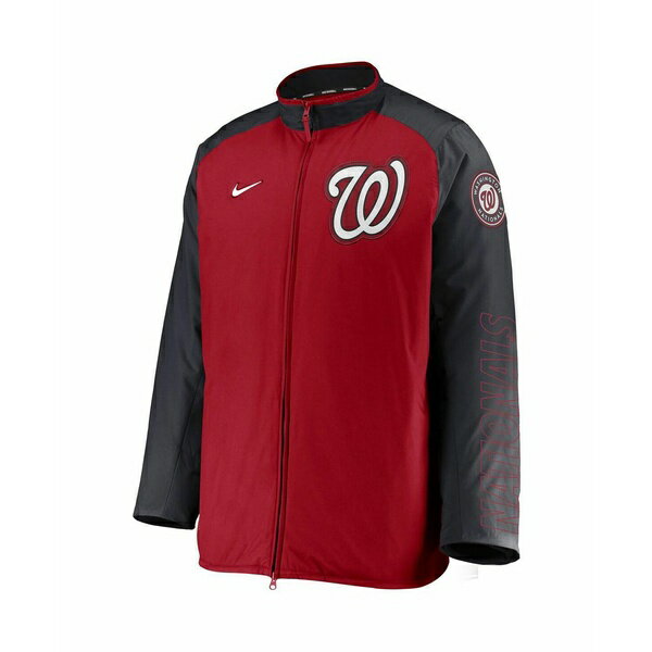 ナイキ ブルゾン レディース ナイキ レディース ジャケット＆ブルゾン アウター Men's Red, Navy Washington Nationals Authentic Collection Dugout Full-Zip Jacket Red, Navy