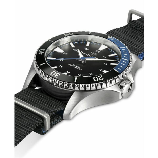 ハミルトン カーキ 腕時計（レディース） ハミルトン レディース 腕時計 アクセサリー Men's Swiss Automatic Khaki Navy Scuba Black Rubber Strap Watch 40mm No Color