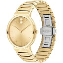 モバド モバド レディース 腕時計 アクセサリー Men's Bold Horizon Swiss Quartz Ionic Plated Light Gold-Tone Steel Watch 40mm Gold-Tone