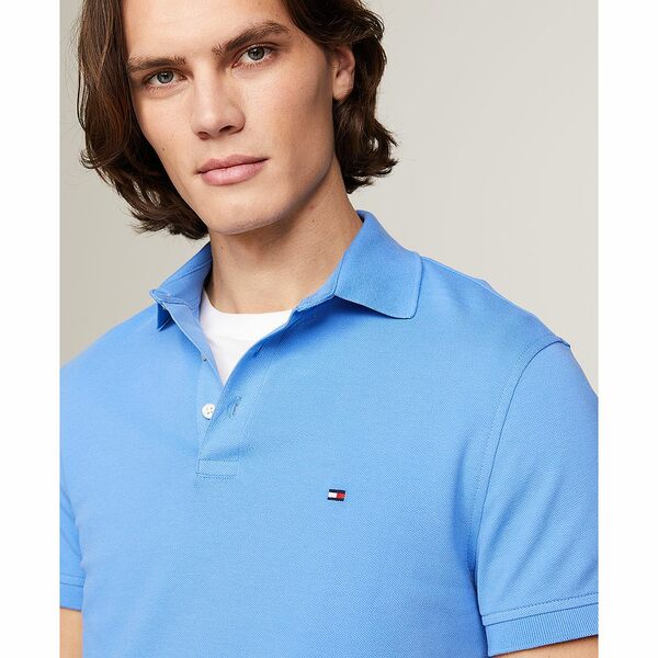 トミー ヒルフィガー メンズ ポロシャツ トップス Men's Cotton Classic Fit 1985 Polo Blue Spell