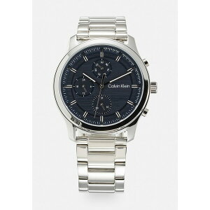 カルバンクライン メンズ 腕時計 アクセサリー BRUSHED DIAL BRACELET - Chronograph watch - silver-coloured /blue