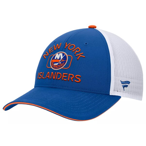 ファナティクス メンズ 帽子 アクセサリー NHL Adult New York Islanders 2024 Authentic Pro Rinkside Trucker Hat -