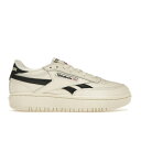 Reebok リーボック レディース スニーカー 【Reebok Club C Double Chalk Black (Women's)】 サイズ US_6.5(23.5cm) Chalk/Core Black/Chalk(4)