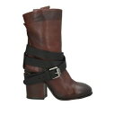 【送料無料】 ル ルエマルセル レディース ブーツ シューズ Ankle boots Brown