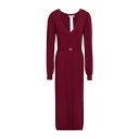 【送料無料】 ツインセット レディース ワンピース トップス Midi dresses Red