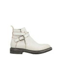 【送料無料】 モマ レディース ブーツ シューズ Ankle boots White
