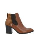 【送料無料】 ネロ ジャルディーニ レディース ブーツ シューズ Ankle boots Brown