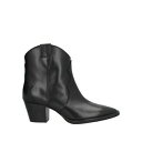【送料無料】 アンナ・エフ レディース ブーツ シューズ Ankle boots Black
