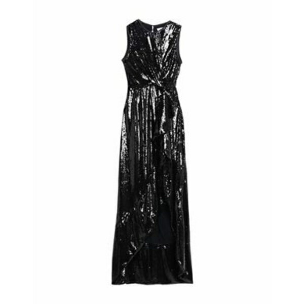 【送料無料】 エリザベスフランキ レディース ワンピース トップス Maxi dresses Black