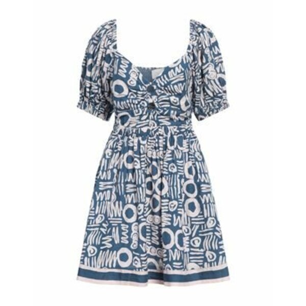 【送料無料】 クレオベラ レディース ワンピース トップス Mini dresses Blue
