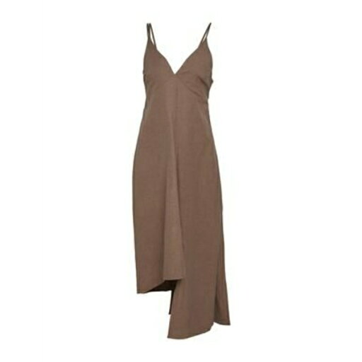 【送料無料】 マローニ レディース ワンピース トップス Midi dresses Brown 【送料無料】 マローニ レディース ワンピース トップス Midi dresses Brown