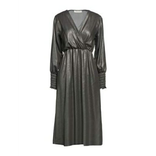 【送料無料】 ブティック デ ラ ファム レディース ワンピース トップス Midi dresses Grey 【送料無料】 ブティック デ ラ ファム レディース ワンピース トップス Midi dresses Grey