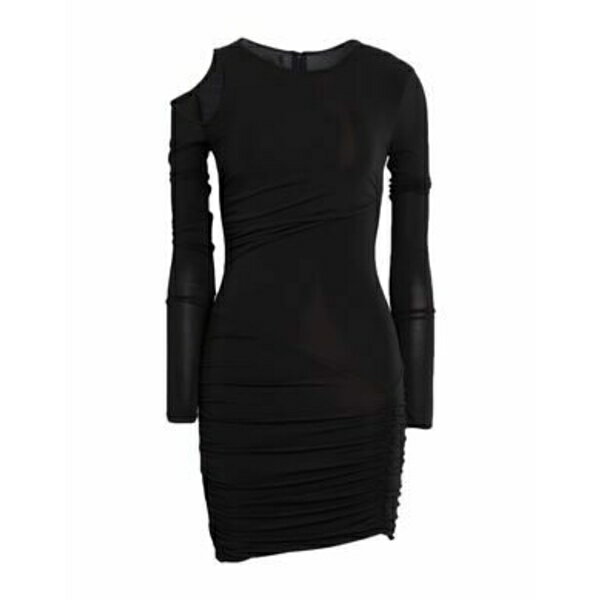 【送料無料】 ピンコ レディース ワンピース トップス Mini dresses Black