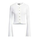 【送料無料】 バルマン レディース カーディガン アウター Cardigans White