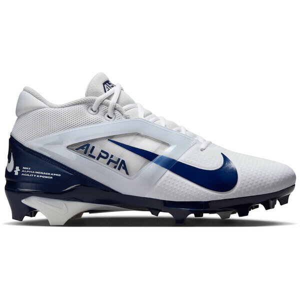 Nike ナイキ メンズ スニーカー 【Nike Alpha Menace 4 Pro White Midnight Navy】 サイズ US_11.5(29.5cm) White/Midnight Navy/Photon Dust/Midnight Navy