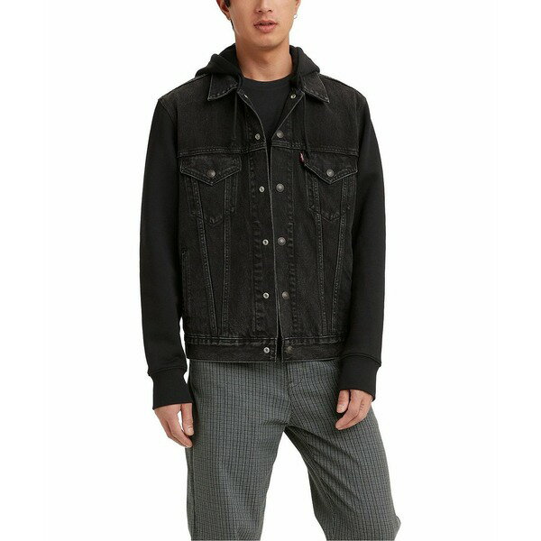 リーバイス メンズ ジャケット＆ブルゾン アウター Men 039 s Hybrid Hoodie Non-Stretch Denim Trucker Jacket Built To Last