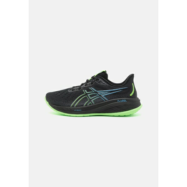 アシックス メンズ バスケットボール スポーツ GEL-CUMULUS 26 - Neutral running shoes - black/electric lime