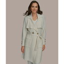 ダナ キャラン ニューヨーク レディース ニット&セーター アウター Women's Long Belted Cardigan Cream