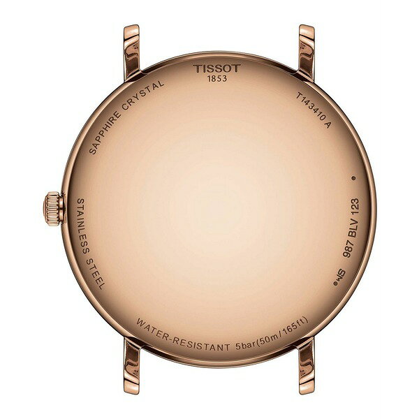 ティソット メンズ 腕時計 アクセサリー Men's Swiss Everytime Brown Leather Strap Watch 40mm Brown