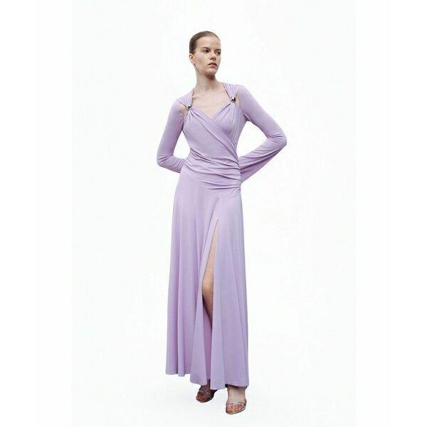 ノクチューン レディース ワンピース トップス Women's Long Sleeve Maxi Dress with Accessory Detail..