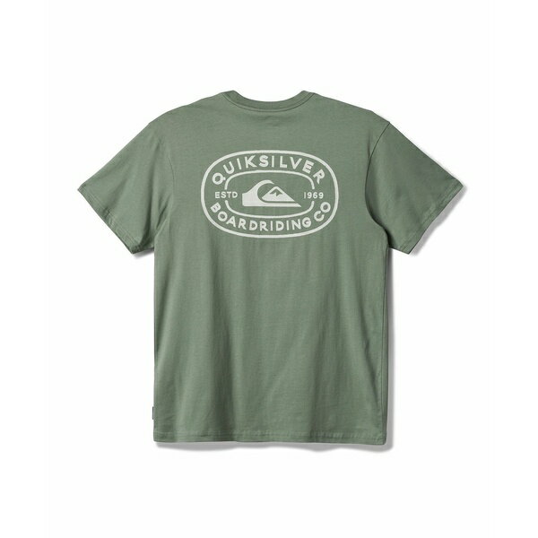 クイックシルバー メンズ シャツ トップス Men's Western Lock Short Sleeve T-Shirt Herb