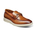 ステイシーアダムス メンズ スリッポン・ローファー シューズ Men's Samuel Moc Toe Bit Slip On Shoe Tan