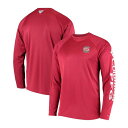 コロンビア メンズ シャツ トップス Men's PFG Garnet South Carolina Gamecocks Terminal Tackle Omni-Shade Long Sleeve T-shirt Garnet