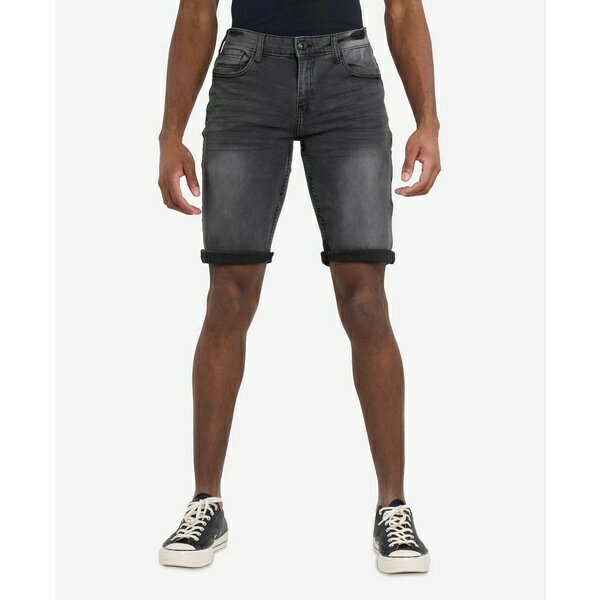   奢ѥ ܥȥॹ Men's Roll Up Denim Shorts Grey