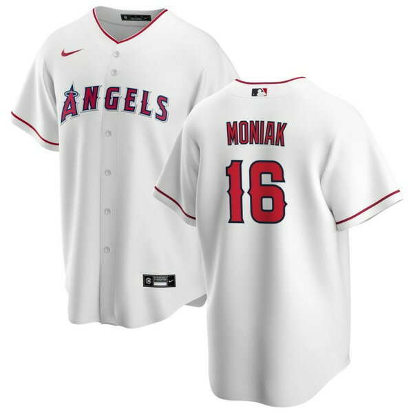 ʥ  ˥ե ȥåץ Los Angeles Angels Nike Home Replica Custom Jersey White