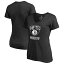 եʥƥ ǥ T ȥåץ Brooklyn Nets Fanatics Branded Women's Primary Logo VNeck TShirt Black