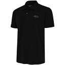 アンティグア メンズ ポロシャツ トップス Baltimore Ravens Antigua Tonal Logo Tribute Polo -