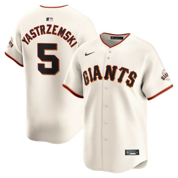 ナイキ メンズ ユニフォーム トップス Mike Yastrzemski San Francisco Giants Nike Home Limited Player Jersey Cream