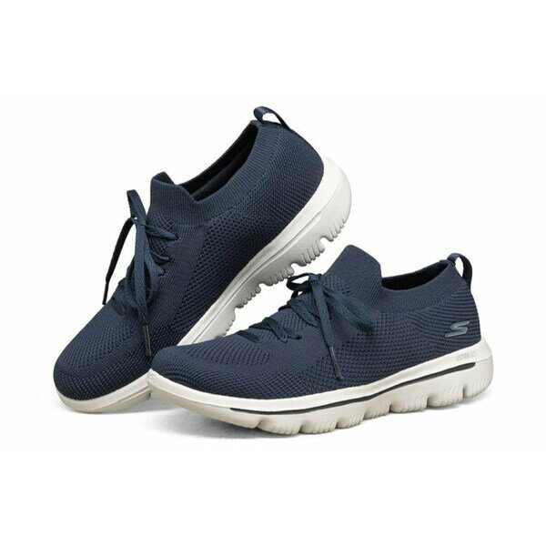 Skechers スケッチャーズ レディース スニーカー 【Skechers Go Walk Evolution Ultra Sports Shoes Blue/White 15779-NVW】 サイズ US_5.5(22.5cm)