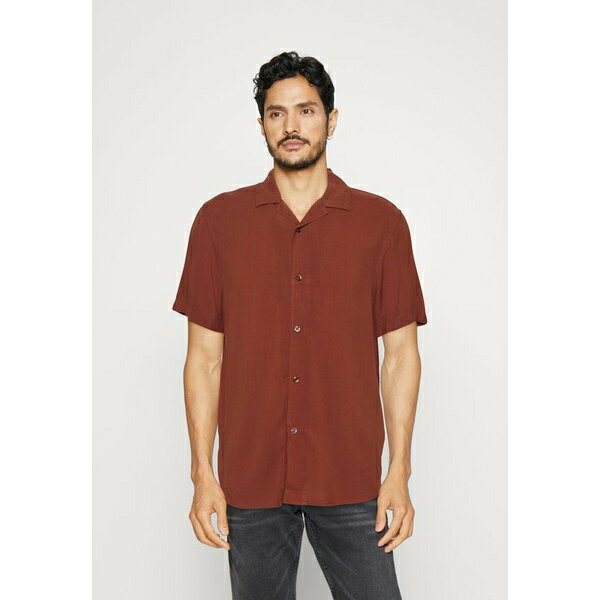 ԥ    ȥåץ Shirt - brown