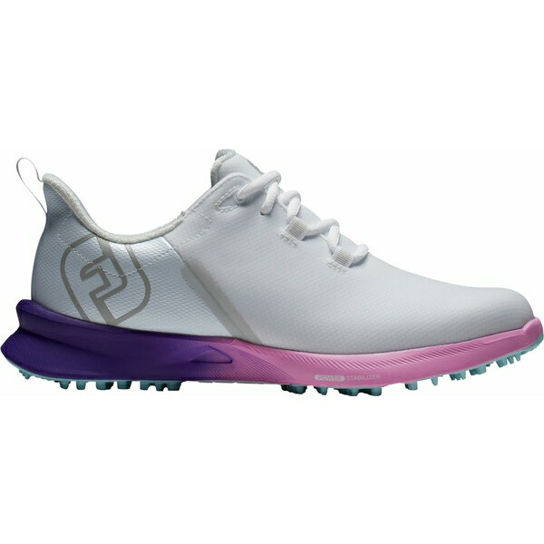 フットジョイ レディース ゴルフ スポーツ FootJoy Women's Fuel Sport Golf Shoes(Previous Season Style) White/Purple/Pink