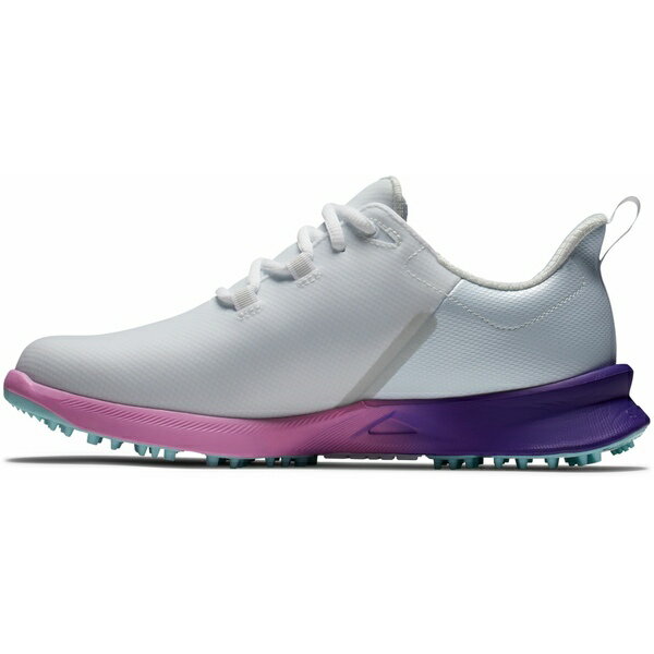 フットジョイ レディース ゴルフ スポーツ FootJoy Women's Fuel Sport Golf Shoes(Previous Season Style) White/Purple/Pink 3