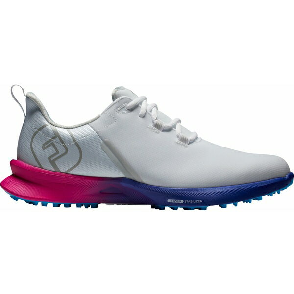 フットジョイ メンズ ゴルフ スポーツ FootJoy Mens Fuel Sport Golf Shoes(Previous Season Style) White/Pink/Blue