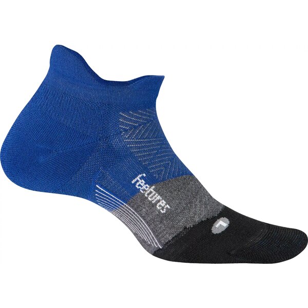 t[`AY fB[X C A_[EFA Feetures! Elite Max Cushion No Show Tab Golf Socks Blue
