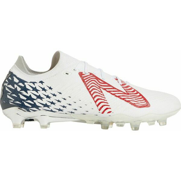 j[oX Y TbJ[ X|[c New Balance Tekela v4 Pro FG Low Soccer Cleats White/Red