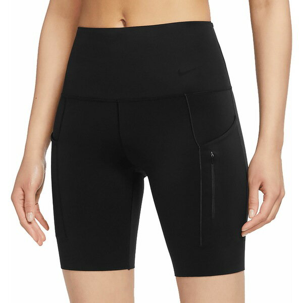 ナイキ レディース カジュアルパンツ ボトムス Nike Women 039 s Go Firm-Support High-Waisted 8 Biker Shorts Black