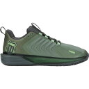 ケースイス メンズ スニーカー シューズ K-Swiss Men's Ultrashot 3 Tennis Shoes Neon Green