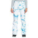 ロキシー レディース カジュアルパンツ ボトムス Roxy Women's Chloe Kim Snow Pants Azure Blue Clouds