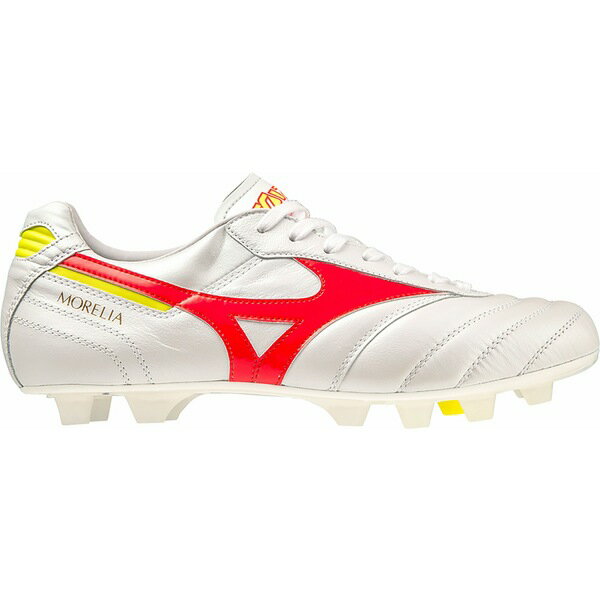 ミズノ メンズ サッカー スポーツ Mizuno Morelia II Made In Japan FG Soccer Cleats Red/White