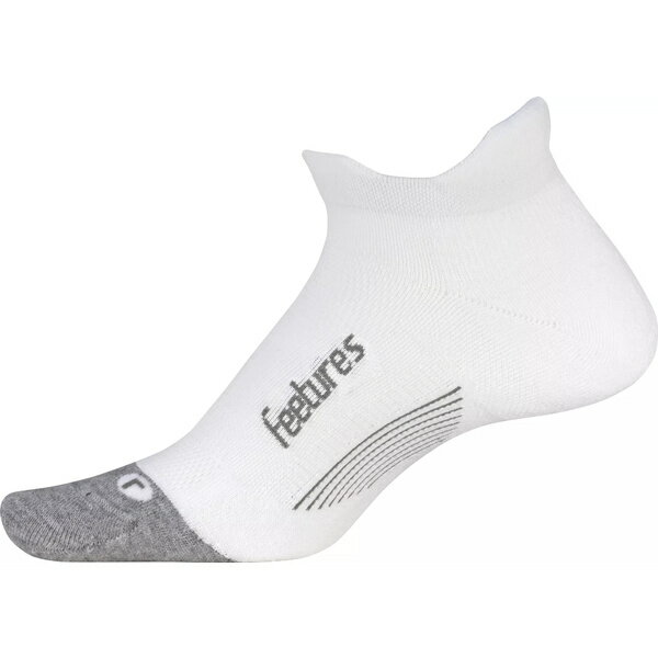 t[`AY fB[X C A_[EFA Feetures! Elite Max Cushion No Show Tab Socks White